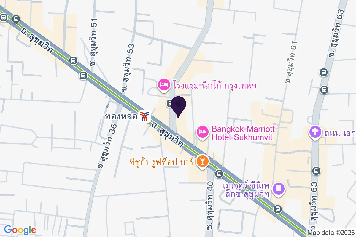แผนที่ตำแหน่งเดอะ สแตรนด์ ทองหล่อ