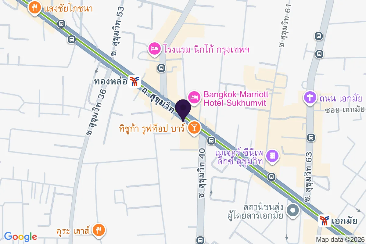 แผนที่ตำแหน่งสิริ แอท สุขุมวิท