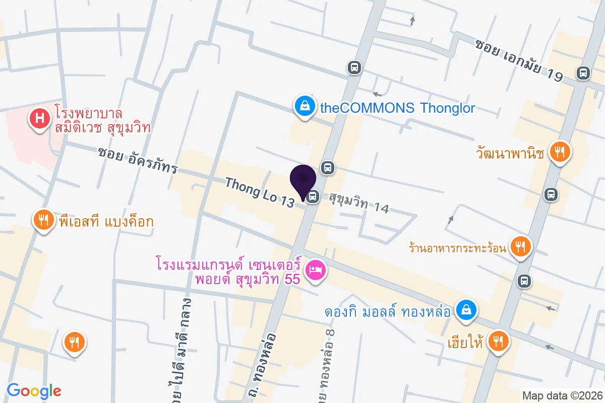 แผนที่ตำแหน่งKurasu Bangkok Stand