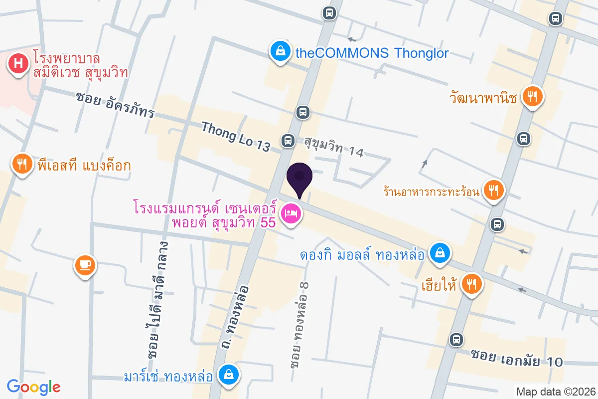 แผนที่ตำแหน่งSushi Yorokobu