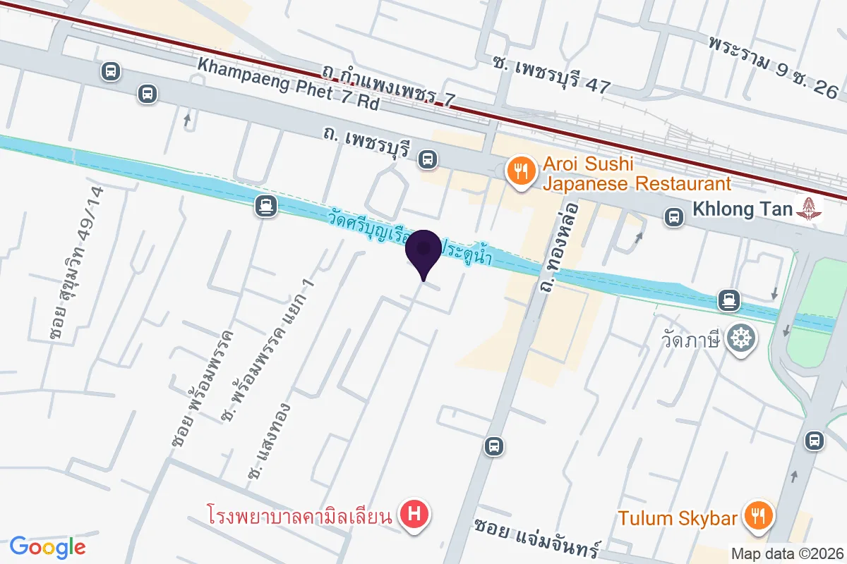 แผนที่ตำแหน่งแชปเตอร์ ทองหล่อ 25