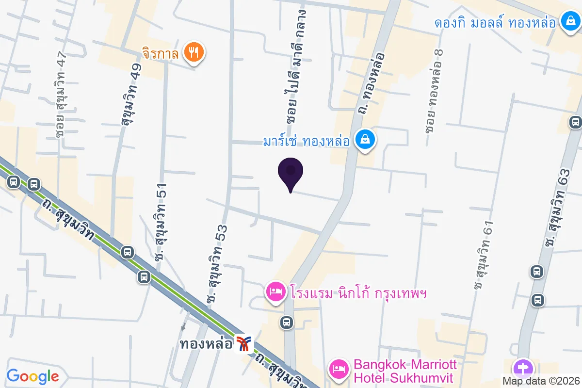 แผนที่ตำแหน่งViVi Avenue ThongLor