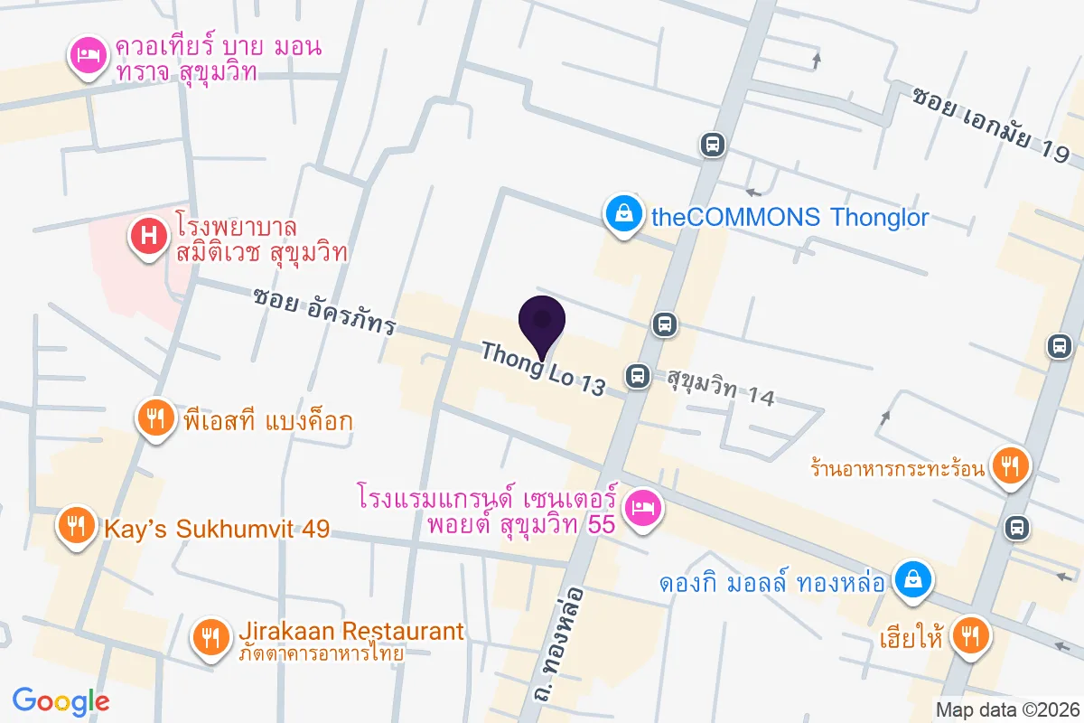 แผนที่ตำแหน่งLOCAL BOYS COFFEE CO. THONGLOR