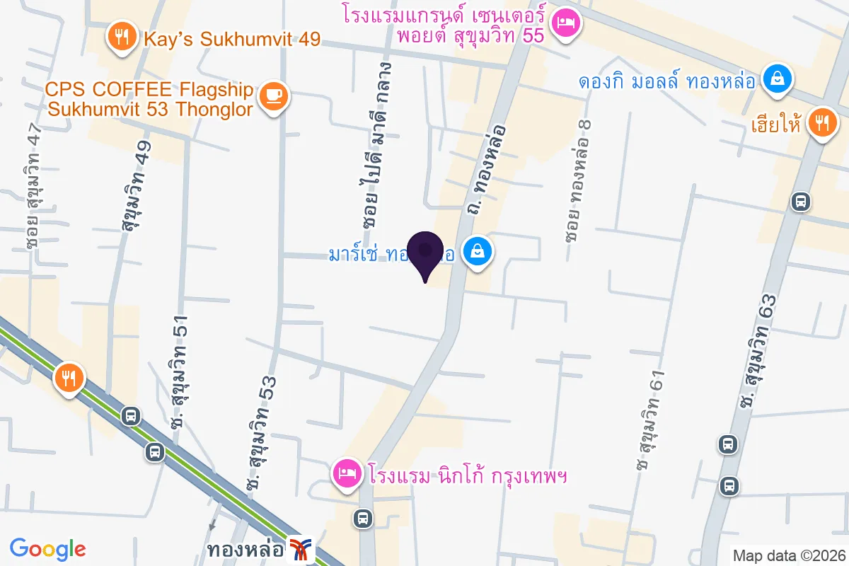 แผนที่ตำแหน่งTHE COFFEE CLUB - Staybridge Thonglor