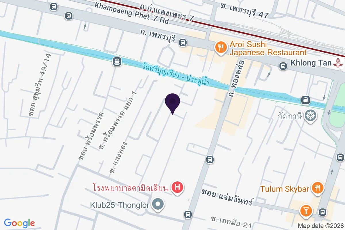 แผนที่ตำแหน่งW8 Condo