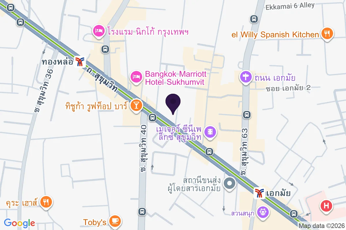 แผนที่ตำแหน่งHYDE Heritage Thonglor