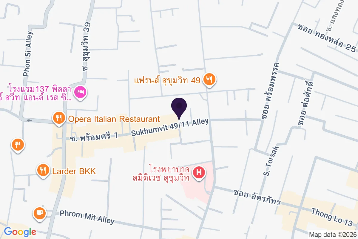 แผนที่ตำแหน่งCul de Sac - Thonglor Rooftop Bar
