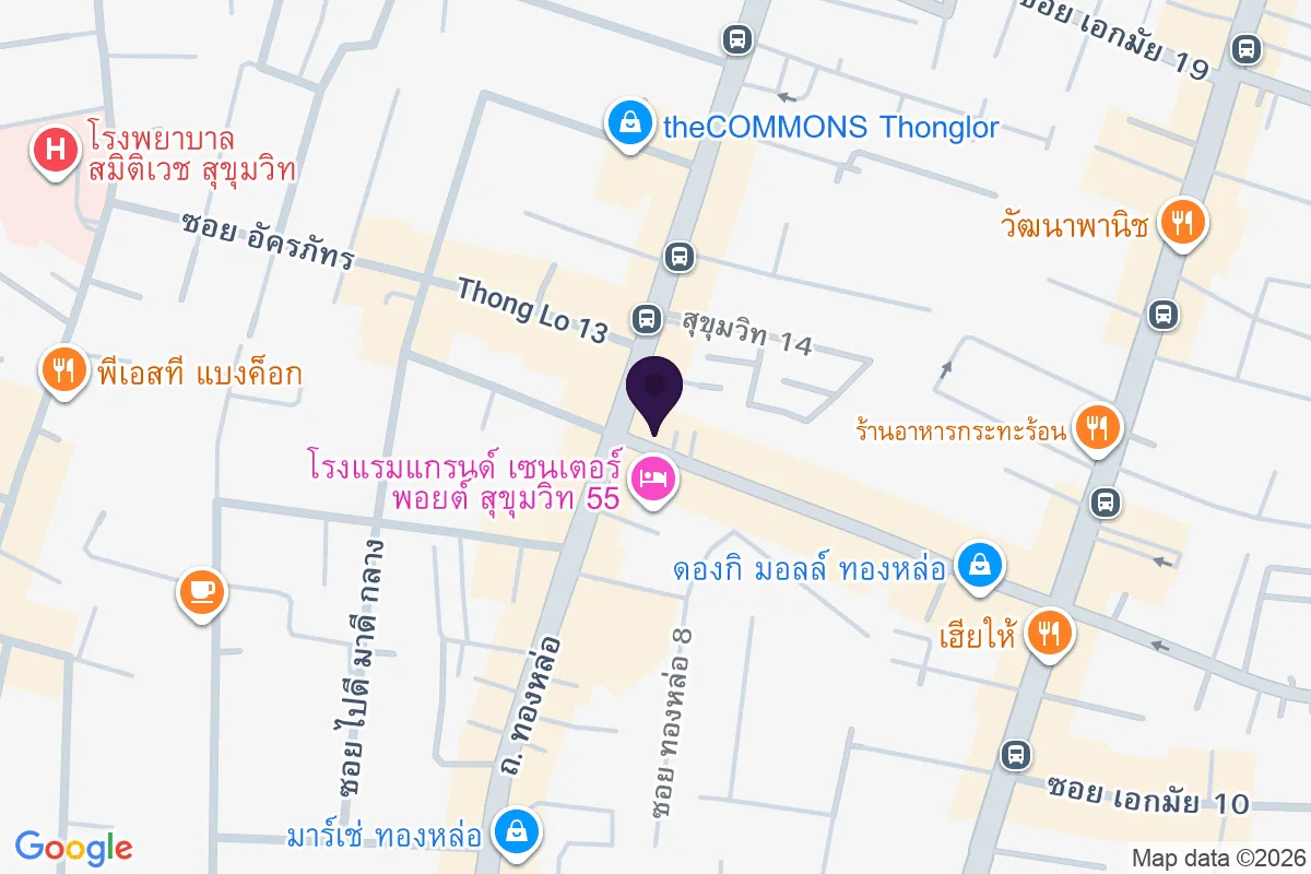 แผนที่ตำแหน่งLAVA Fire Grill