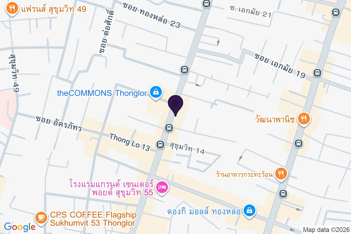 แผนที่ตำแหน่งMellow Thonglor