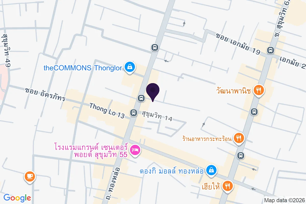 แผนที่ตำแหน่งBlack Cabin Bar Bangkok