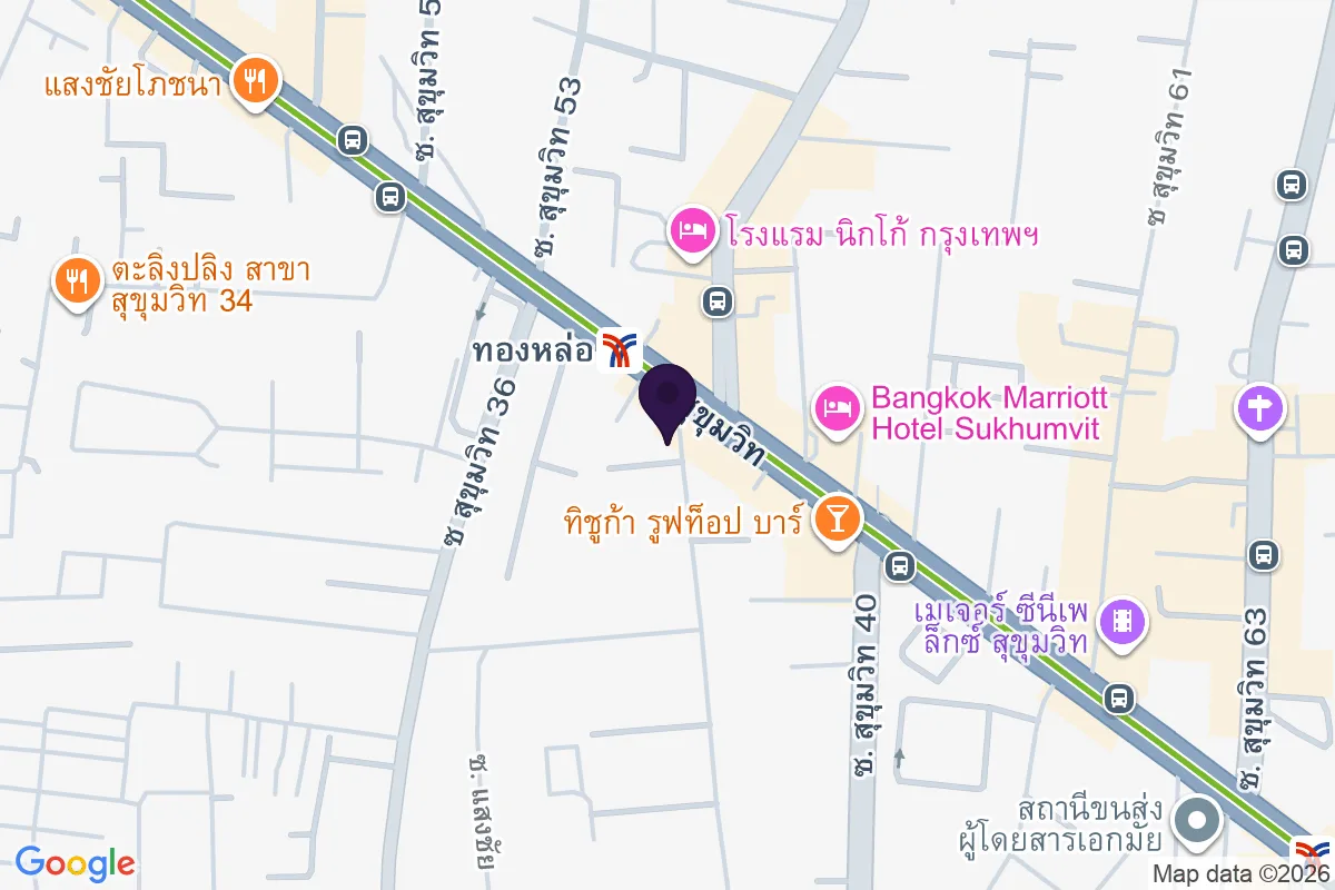 แผนที่ตำแหน่งLa Clef Bangkok by The Crest Collection